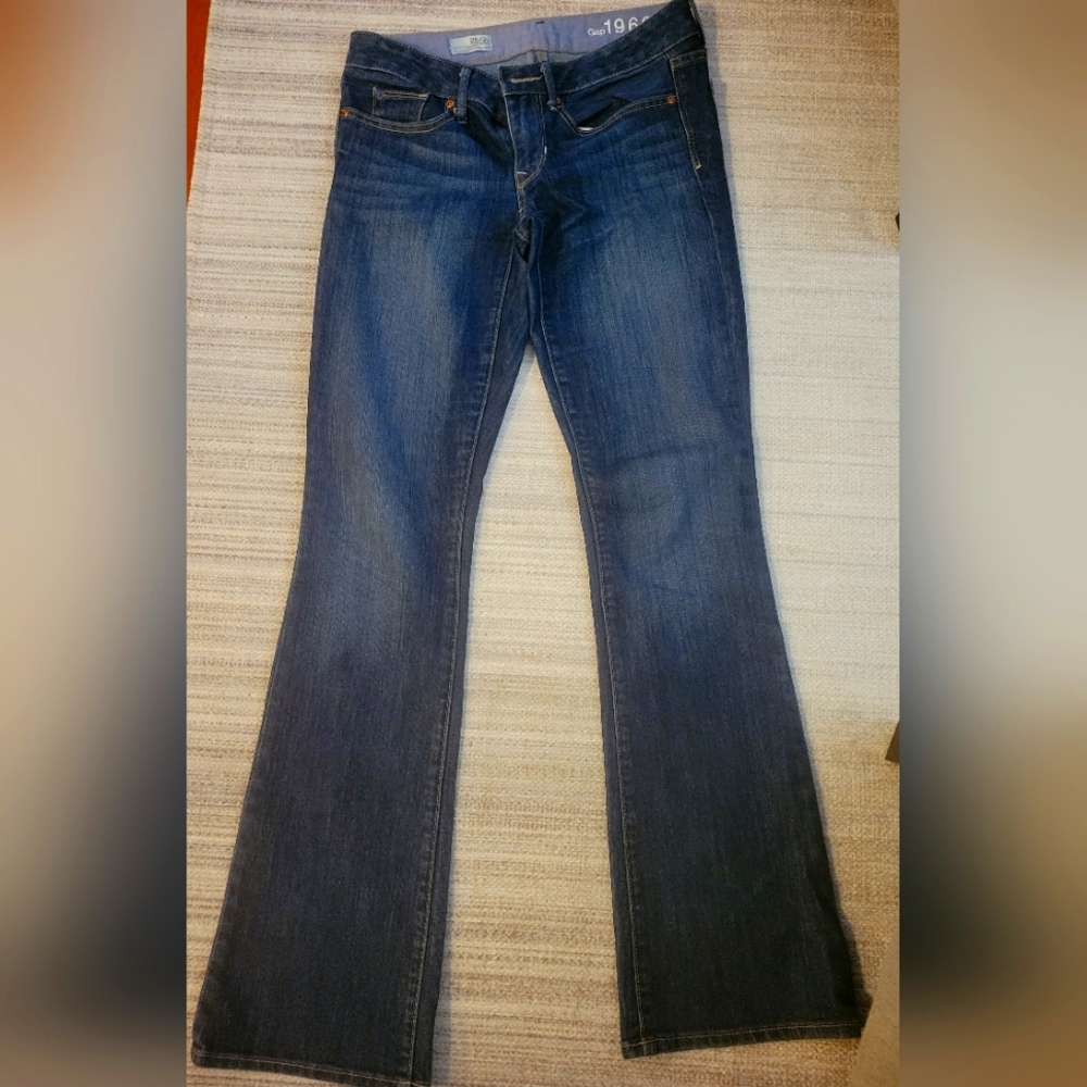 Gap 1969 mid rise curvy boot cut jeans size 26/2 R